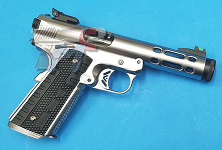 WE Galaxy 1911 GBB Airsoft (Silver Slide / Silver Frame) - Click Image to Close